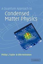 Quantum Approach to Condensed Matter Physics