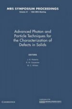 Advanced Photon and Particle Techniques for the Characterization of Defects in Solids: Volume 41