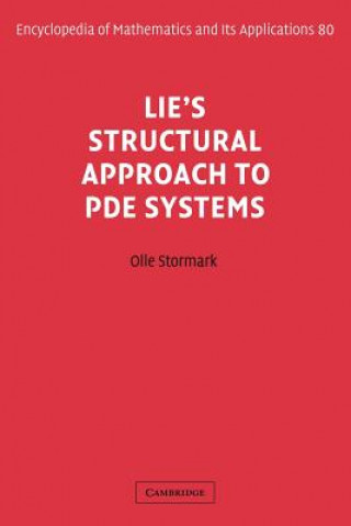 Lie's Structural Approach to PDE Systems