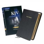 KJV Concord Reference Bible, Black Calf Split Leather, KJ564:XR