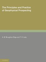Principles and Practice of Geophysical Prospecting