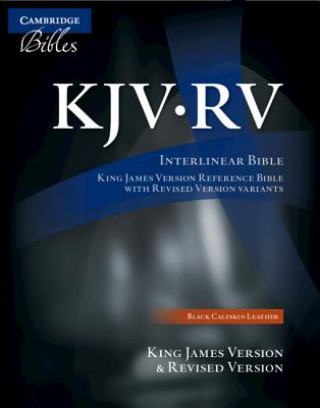 KJV/RV Interlinear Bible, Black Calfskin Leather, RV655:X