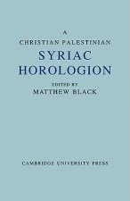 Christian Palestinian Syriac Horologion