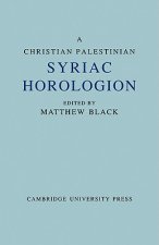 Christian Palestinian Syriac Horologion