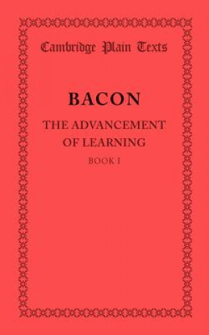 Advancement of Learning: Book I