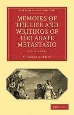 Memoirs of the Life and Writings of the Abate Metastasio 3 Volume Paperback Set