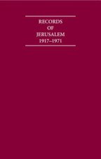 Records of Jerusalem 1917-1971 9 Volume Hardback Set