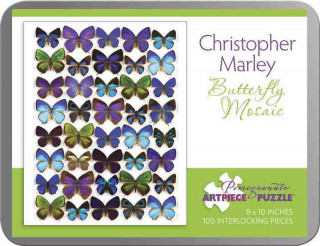 Butterfly Mosaic Christopher Marley 100-Piece Jigsaw Puzzle
