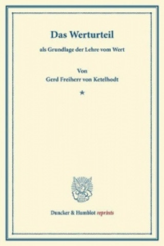Das Werturteil