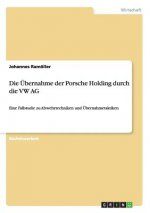 UEbernahme der Porsche Holding durch die VW AG