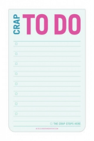 Knock Knock Crap to Do Jumbo Sticky Notes