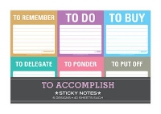 Knock Knock To Accomplish Sticky Note Packet