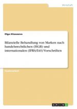 Bilanzielle Behandlung von Marken nach handelsrechtlichen (HGB) und internationalen (IFRS/IAS) Vorschriften