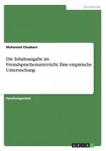 Inhaltsangabe im Fremdsprachenunterricht. Eine empirische Untersuchung