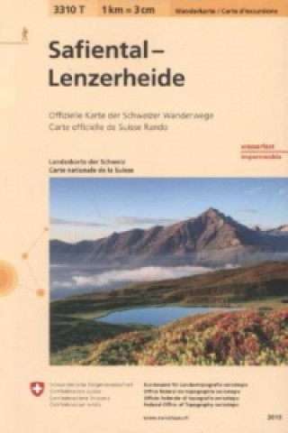 3310T Safiental - Lenzerheide Wanderkarte