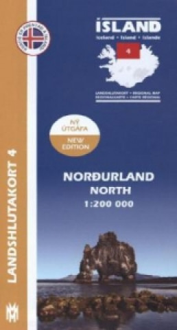 Nordurland North Iceland Map 1: 200 000: Regional map 4