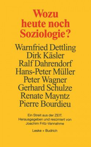 Wozu Heute Noch Soziologie?