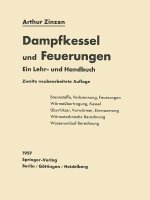 Dampfkessel Und Feuerungen