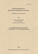 Die Festigkeit Thermoplastischer Kunststoffe in Abh ngigkeit Von Den Verarbeitungsbedingungen