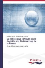 Variables que influyen en la decision del Outsourcing de software