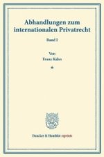 Abhandlungen zum internationalen Privatrecht.