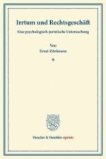 Irrtum und Rechtsgeschäft.