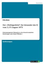 'Ohrfeigenbrief' Zar Alexander des II. vom 3./15. August 1879