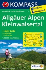 Kompass Karte Allgäuer Alpen, Kleinwalsertal