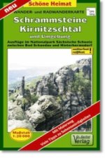 Doktor Barthel Karte Wander- und Radwanderkarte Schrammsteine, Kirnitzschtal und Umgebung