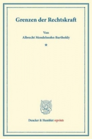 Grenzen der Rechtskraft.
