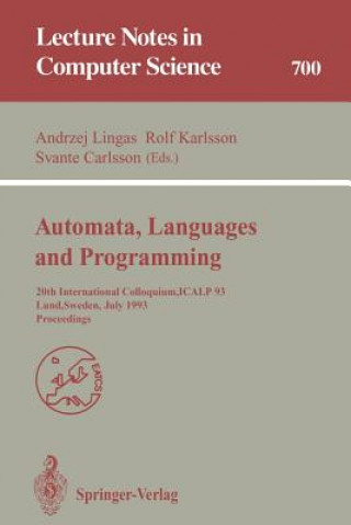 Automata, Languages and Programming