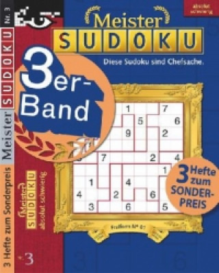Meister-Sudoku 3er-Band. Bd.3
