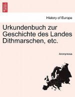 Urkundenbuch Zur Geschichte Des Landes Dithmarschen, Etc.