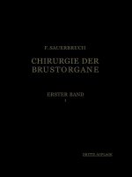 Die Chirurgie Der Brustorgane