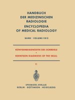 Roentgendiagnostik Des Schadels II / Roentgen Diagnosis of the Skull II