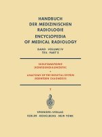 Skeletanatomie (Roentgendiagnostik) / Anatomy of the Skeletal System (Roentgen Diagnosis)