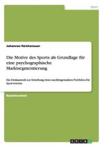 Die Motive des Sports als Grundlage für eine psychographische Marktsegmentierung
