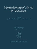 Neuroendocrinological Aspects of Neurosurgery