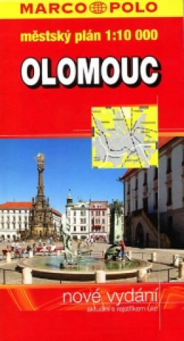 Olomouc městský plán 1:10000