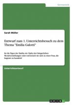 Entwurf zum 1. Unterrichtsbesuch zu dem Thema Emilia Galotti