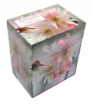 Three-drawer Card Box 60 Gift Cards and Envelopes: Fabulous