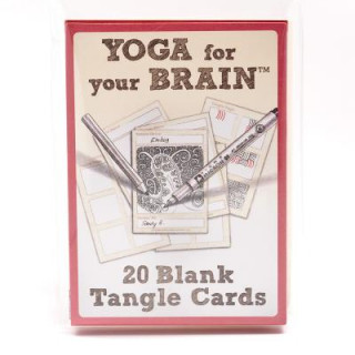 Yoga for Your Brain - 20 Blank Tangle Cards