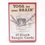 Yoga for Your Brain - 20 Blank Tangle Cards