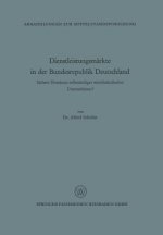 Dienstleistungsm rkte in Der Bundesrepublik Deutschland