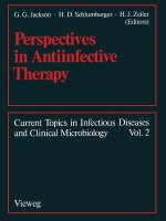 Perspectives in Anti-infective Therapy