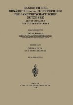 Handbuch Der Ern hrung Und Des Stoffwechsels Der Landwirtschaftlichen Nutztiere ALS Grundlagen Der F tterungslehre