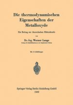 Die Thermodynamischen Eigenschaften Der Metalloxyde