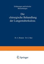 Die Chirurgische Behandlung Der Lungentuberkulose