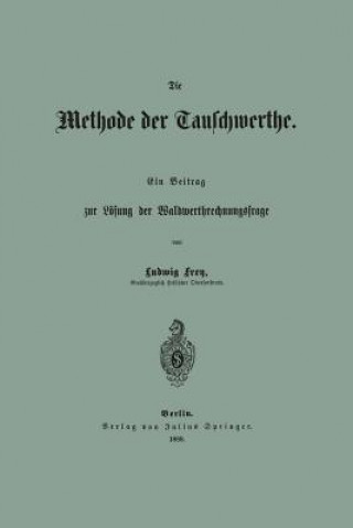 Die Methode Der Tauschwerthe