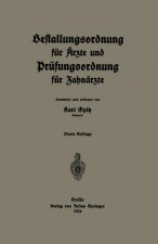 Bestallungsordnung F r  rzte Und Pr fungsordnung F r Zahn rzte